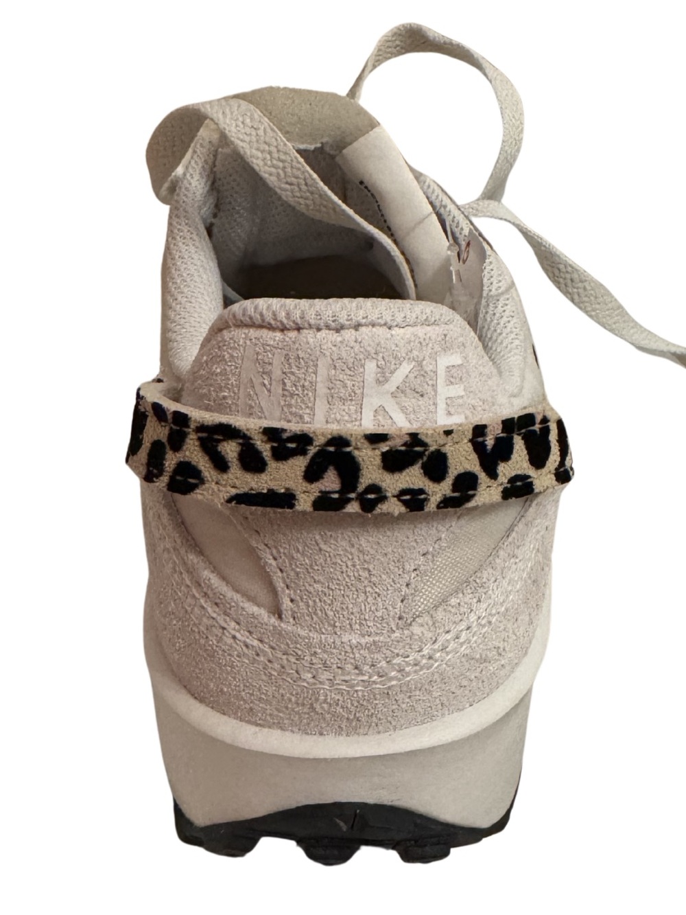 Nike Women's Cream and Black Leopard-Accent Sneaker - Picture 2 of 3